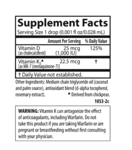 Kids Super Daily D3 + K2 10.16ML - Image 2