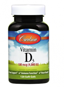 Vitamin D3 4000 IU 120ct
