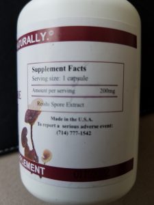 Reishi Spore Extract 120cap - Image 2