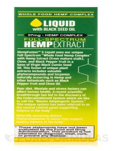 Full Spectrum Hemp Liquid 5 with Back Seed Oil - 30ml - Image 4