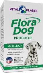 Vital Planet Flora Dog Probiotic Chew Tab 30 Count