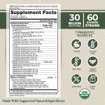 Vital Planet Organic Flora Gut Balance Probiotic 30 Capsules - Image 2