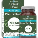 Vital Planet Organic Flora Mens Daily Probiotic Supplement 30 Capsules