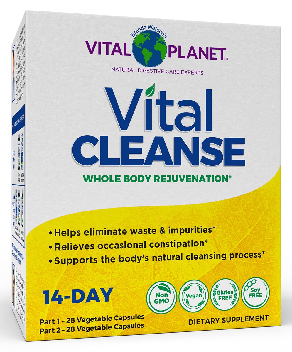 Vital-Planet-Vital-Cleanse-Whole-Body-Rejuvenation-Program-1 Vital Planet Vital Cleanse Part 1 - 28 Capsules; Part 2 - 28 Capsules - Image 1